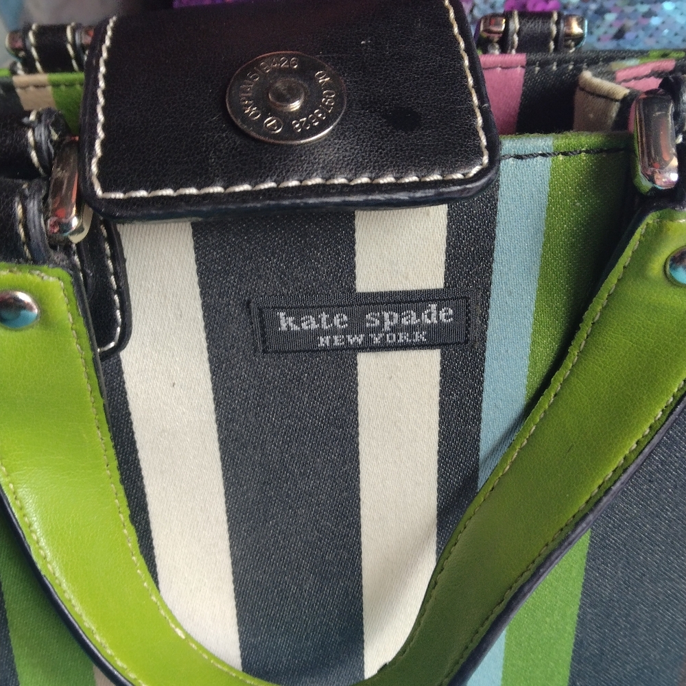 Little stripped purse.